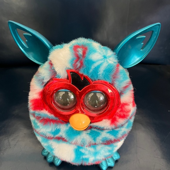 2012 Furby Boom Festive Sweater Special Edition Red White Blue - Picture 1 of 16